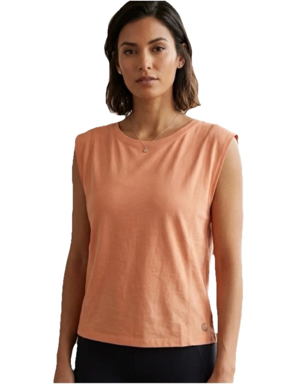 Johnny Was Calme Effect Women’s Orange Peach Top Size XS